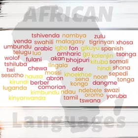 African Languages Digital Art