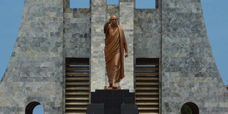 Kwame Nkrumah Statue Memorial, the life of Kwame Nkrumah